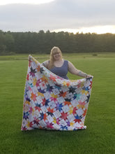 Load image into Gallery viewer, Corner Stars Quilt PDF Pattern