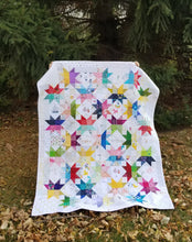 Load image into Gallery viewer, Corner Stars Quilt PDF Pattern