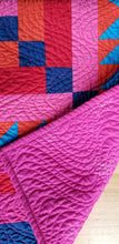 Load image into Gallery viewer, "Bear Cabin" - Modern Throw Quilt