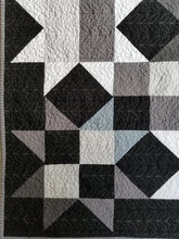 Load image into Gallery viewer, "Urban Light" - Modern Throw Quilt