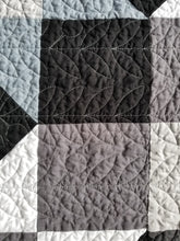 Load image into Gallery viewer, "Urban Light" - Modern Throw Quilt