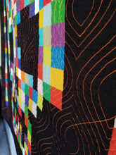 Load image into Gallery viewer, "Candy Crush" - Modern Skull Throw Quilt