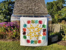 Load image into Gallery viewer, "Autumn Glow" - Throw Quilt