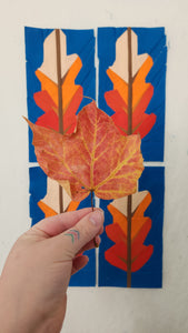 Fallen Leaves PDF Pattern (Paper Pieced)