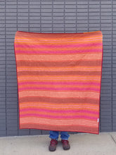 Load image into Gallery viewer, "Golden Lattice" - Modern Throw Quilt