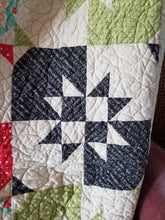 Load image into Gallery viewer, &quot;Disappearing Hourglass&quot; - Throw Quilt