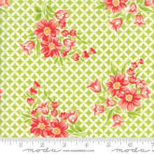 Load image into Gallery viewer, Green Floral - Handmade by Bonnie &amp; Camille, 5 Yard BACKING CUT