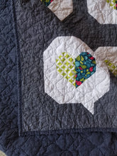 Load image into Gallery viewer, "I Heart You" - Throw Quilt