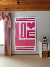 Load image into Gallery viewer, "Show Love" - Throw Quilt