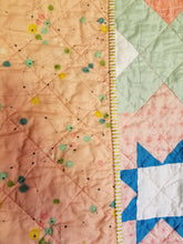 Load image into Gallery viewer, "Vintage Tiles" Quilt - Feminine Baby Quilt