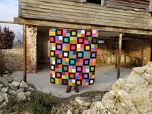 Load image into Gallery viewer, "Charming Frames" - Throw Quilt