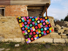 Load image into Gallery viewer, "Charming Frames" - Throw Quilt