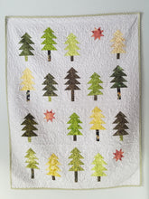 Load image into Gallery viewer, "Twilight Forest" - Small Throw Quilt