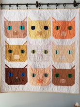 Load image into Gallery viewer, "Fat Cat" - Throw Quilt