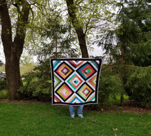 Load image into Gallery viewer, &quot;Conservatory&quot; - Rainbow Throw Quilt