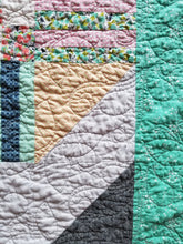 Load image into Gallery viewer, "Butterfly Patch" - Throw Quilt