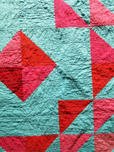 Load image into Gallery viewer, "Evergreen" - Throw Quilt