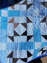 Load image into Gallery viewer, "Cross Play" - Throw Quilt
