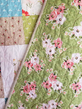 Load image into Gallery viewer, "Charming Frames" - Floral Toddler Quilt