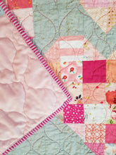 Load image into Gallery viewer, &quot;Scrappy Hearts&quot; - Toddler Quilt