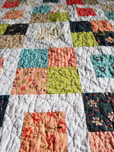 Load image into Gallery viewer, "Charming Frames" - Floral Toddler Quilt