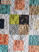 Load image into Gallery viewer, "Charming Frames" - Floral Toddler Quilt
