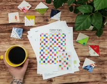 Load image into Gallery viewer, Corner Stars Quilt PDF Pattern
