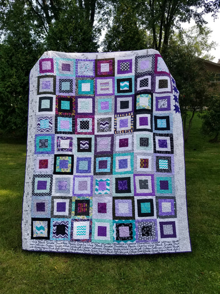 Scrappy Courthouse Quilt - Tutorial