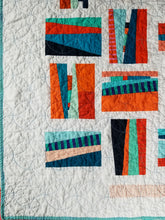 Load image into Gallery viewer, &quot;Guardrails&quot; - Modern Throw Quilt