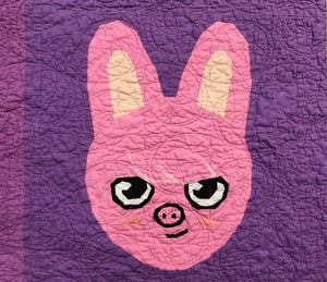 Pig Bunny Foundation Paper Pieced PDF Pattern