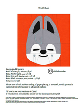 Load image into Gallery viewer, Wolf Foundation Paper Pieced PDF Pattern