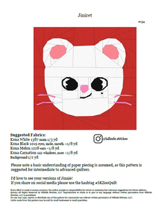 Ferret Foundation Paper Pieced PDF Pattern