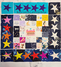 Load image into Gallery viewer, Star Border - paper pieced PDF Pattern