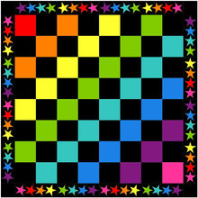 Load image into Gallery viewer, Star Border - paper pieced PDF Pattern
