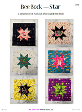 Load image into Gallery viewer, Bee Block - Star PDF Pattern