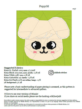 Load image into Gallery viewer, Puppy Foundation Paper Pieced PDF Pattern