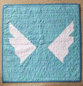 "Simple Wings" - Wall Hanging or Baby Quilt