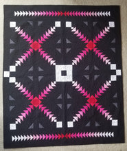 Load image into Gallery viewer, &quot;Rite of Spring&quot; - Modern Throw Quilt