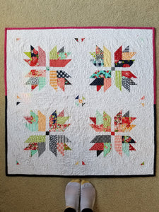 "Hundred Acre Scrap" - Baby Quilt
