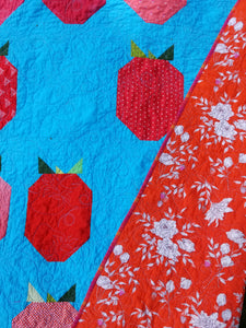 Simply Strawberry Quilt PDF Pattern