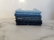 Load image into Gallery viewer, Blue Fat Quarter Bundle - Tiny