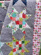 Load image into Gallery viewer, &quot;Scrappy Stars&quot; - Christmas Twin Quilt
