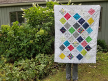 Load image into Gallery viewer, &quot;Lattice&quot; - Toddler Quilt