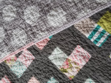 Load image into Gallery viewer, &quot;Quilty Hearts&quot; - Feminine Twin Quilt