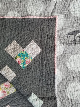 Load image into Gallery viewer, &quot;Quilty Hearts&quot; - Feminine Twin Quilt