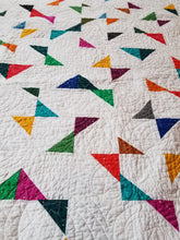 Load image into Gallery viewer, Modern Triangle Throw Quilt