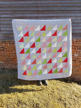 Load image into Gallery viewer, &quot;Triangle Christmas&quot; - Throw Quilt
