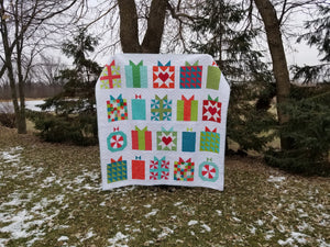 "Handmade With Love" - Christmas Present, Full Quilt
