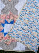 Load image into Gallery viewer, &quot;Vintage Tiles&quot; Quilt - Feminine Baby Quilt