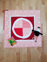 Load image into Gallery viewer, Modern Improv Circle, Baby Quilt